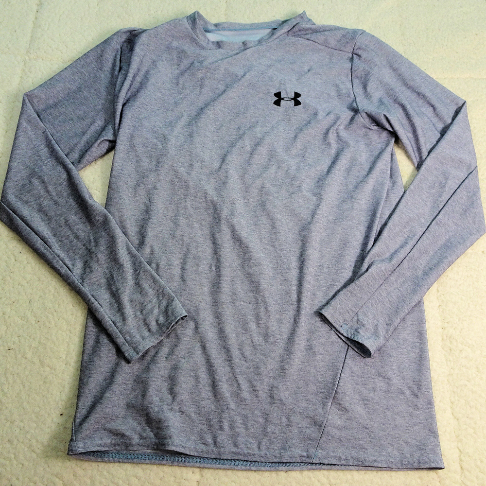 Under Armour Gray L/S Heatgear Size X-Large